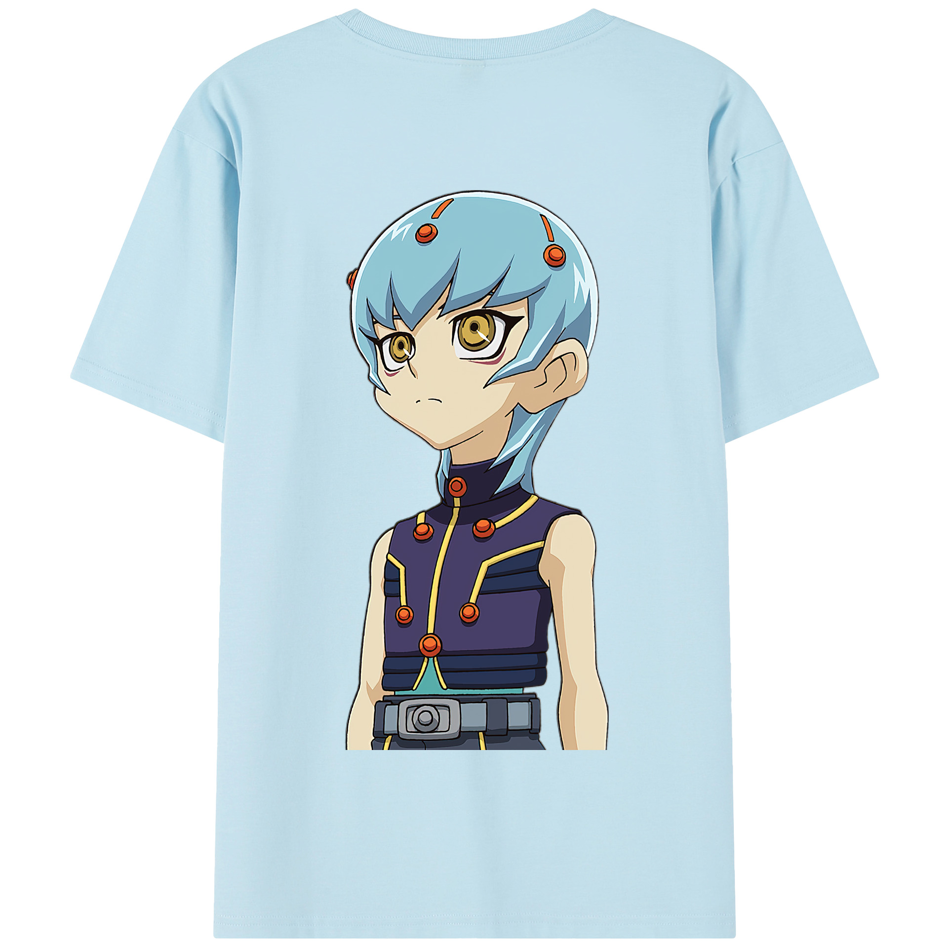 （画像用） 遊☆戯☆王 Yu-Gi-Oh! 綿100％半袖Tシャツ（背面プリント）